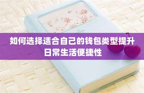 如何选择适合自己的钱包类型提升日常生活便捷性