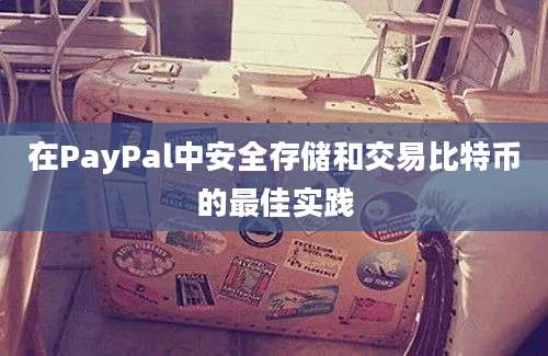 在PayPal中安全存储和交易比特币的最佳实践