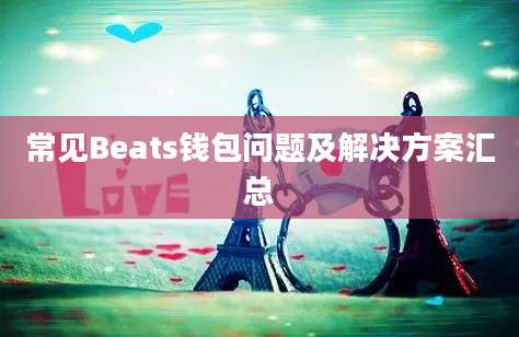 常见Beats钱包问题及解决方案汇总