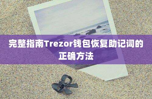 完整指南Trezor钱包恢复助记词的正确方法