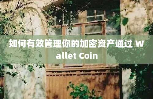 如何有效管理你的加密资产通过 Wallet Coin