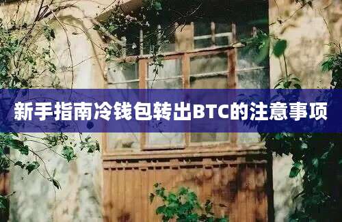 新手指南冷钱包转出BTC的注意事项