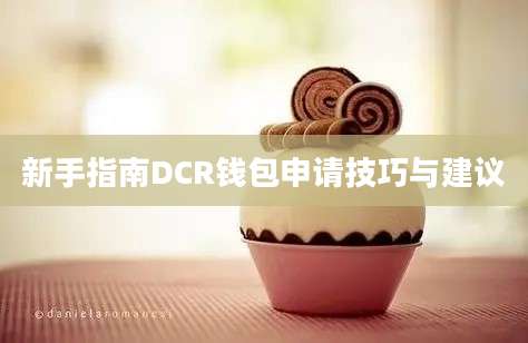 新手指南DCR钱包申请技巧与建议