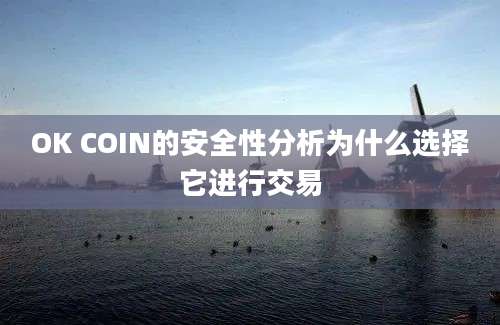 OK COIN的安全性分析为什么选择它进行交易