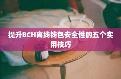 提升BCH离线钱包安全性的五个实用技巧