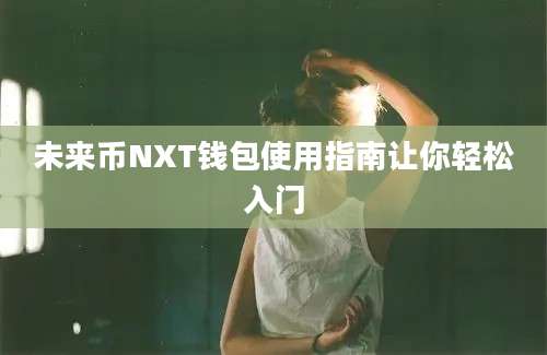 未来币NXT钱包使用指南让你轻松入门